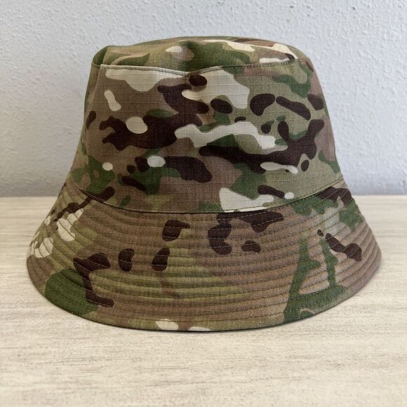 Free People/Urban Outfitters Bucket Hat Camouflage Green Brown Reversible OS - Picture 1 of 11
